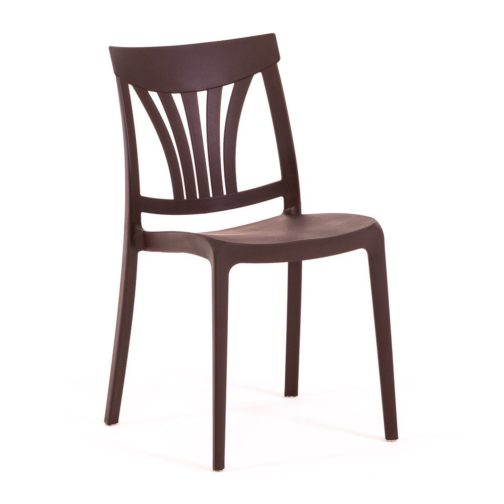 Gina – sedia in polipropilene con schienale classico