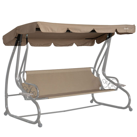 Set ricambio tetto + Seduta Dondolo 4 posti, colore tortora