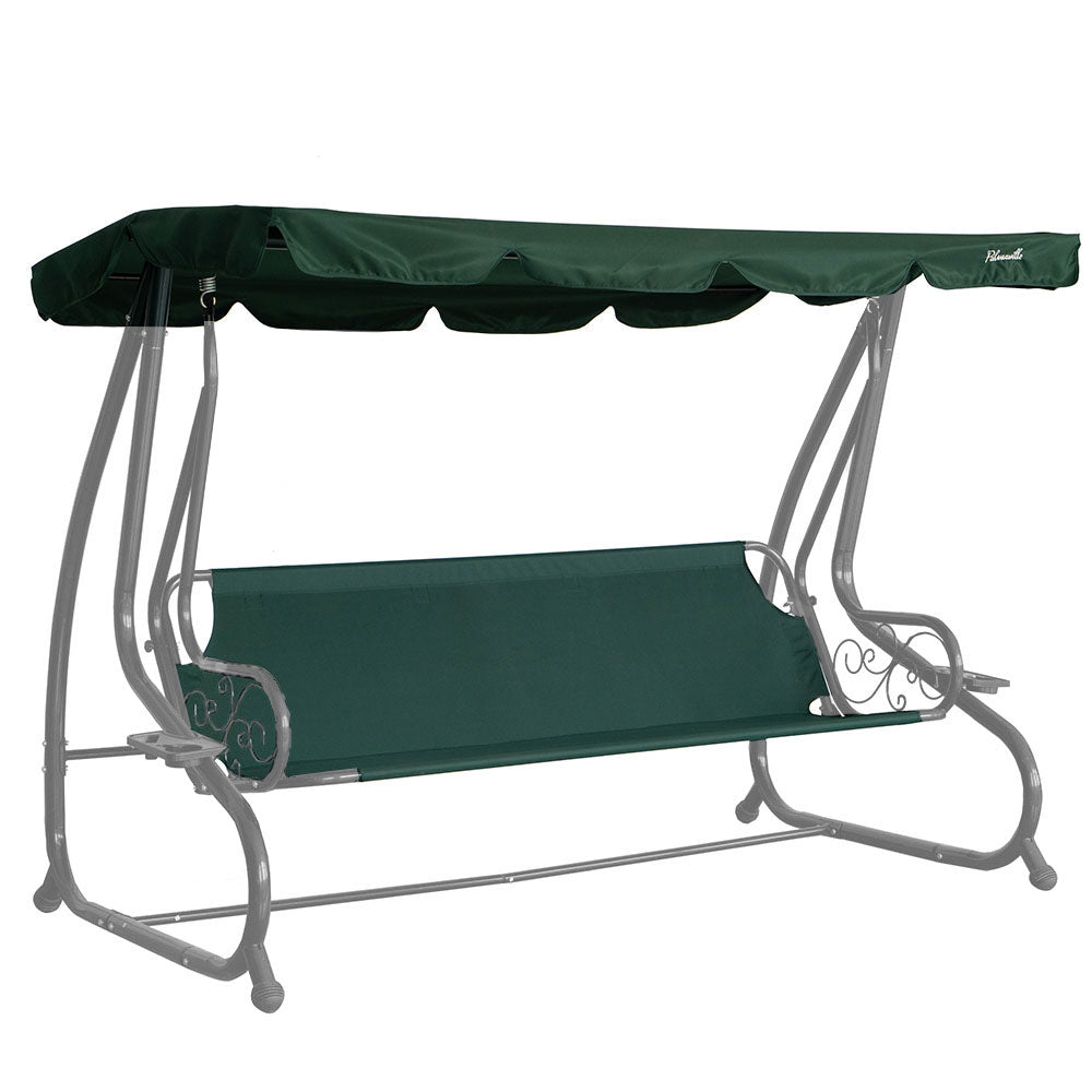 Set ricambio tetto + Seduta Dondolo 4 posti, colore verde
