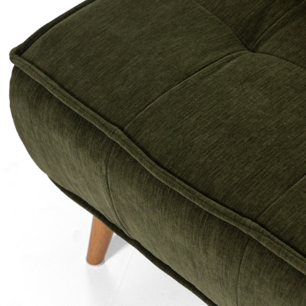 Cozy – divano letto in tessuto trapuntato con apertura facile