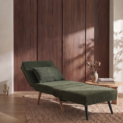 Cozy – divano letto in tessuto trapuntato con apertura facile