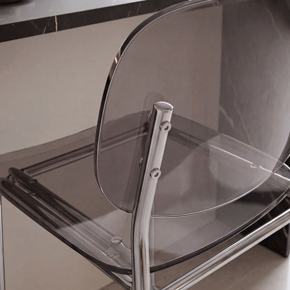 Gloss XL – sgabello trasparente 65 cm in policarbonato