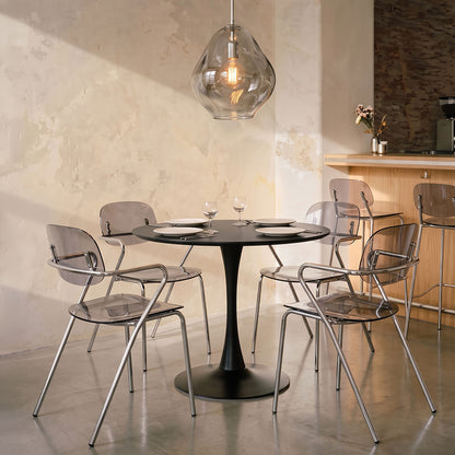 Gloss XL – sgabello trasparente 65 cm in policarbonato