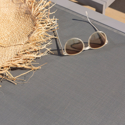 DUNA SUNBEDS + SIDE TABLE SET