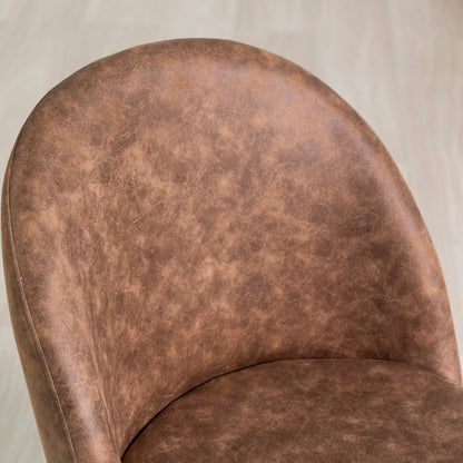 SARA LEATHER-LOOK CHAIRS