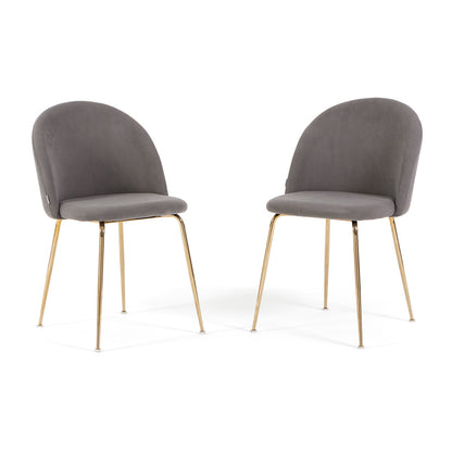 SARA RIBBED VELVET CHAIRS