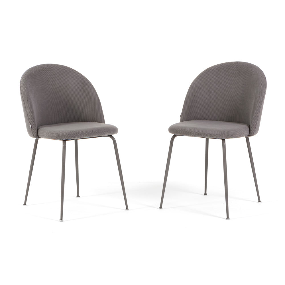SARA RIBBED VELVET CHAIRS