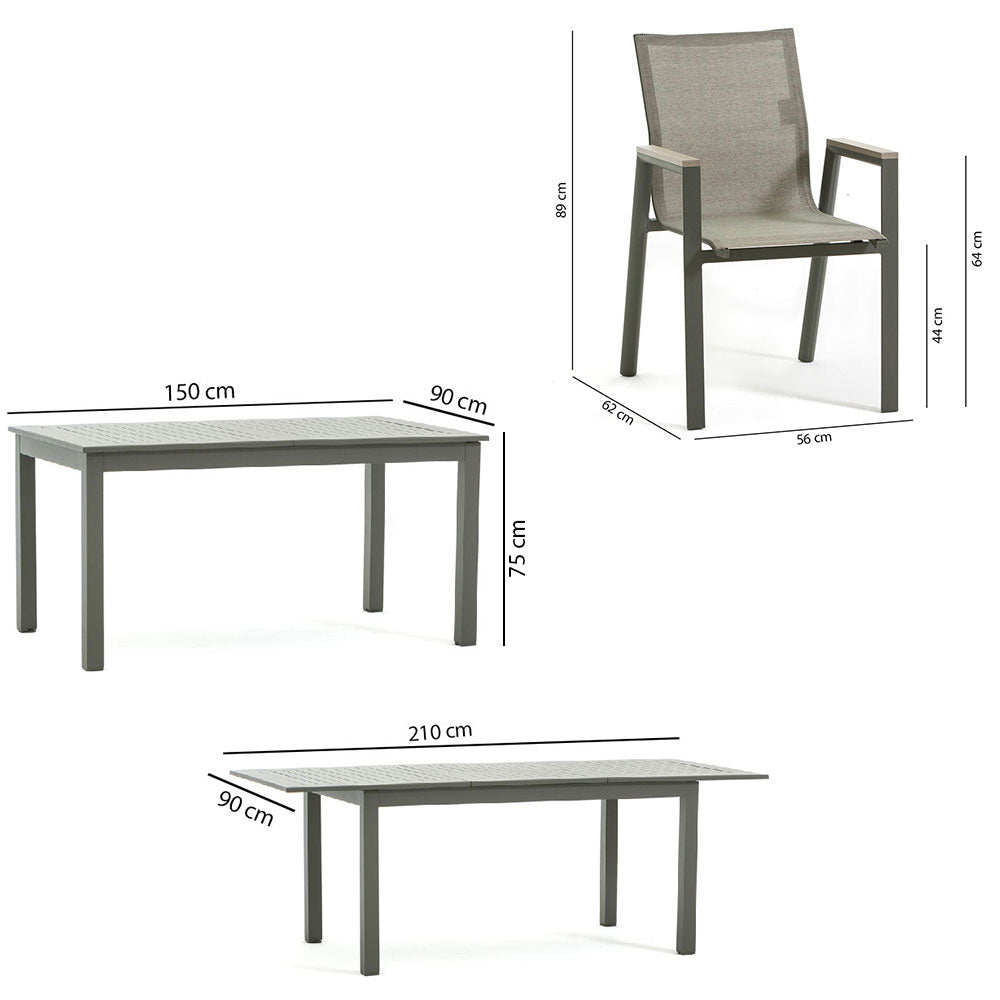 ALVARO EXTENDABLE + 6 DEVA SET