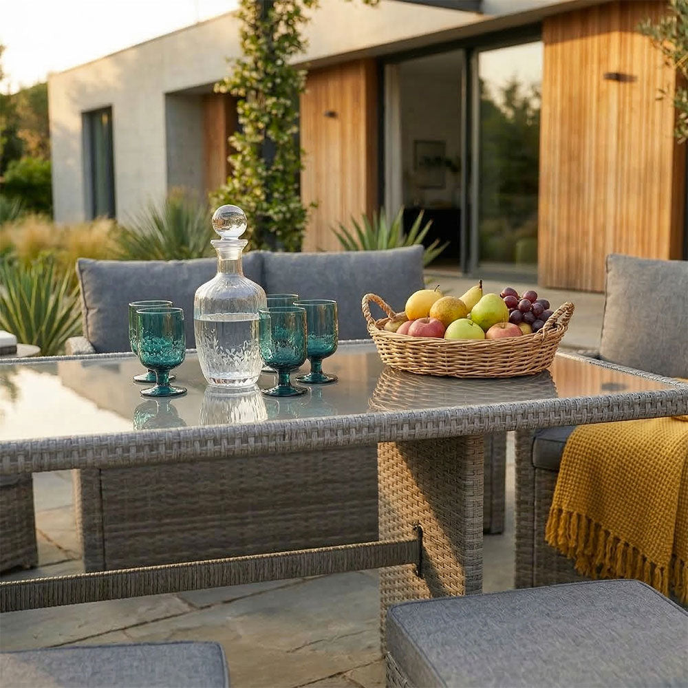CATANIA SET-GLASS TOP