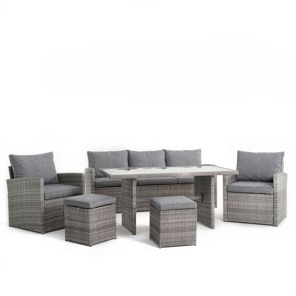 CATANIA SET-GLASS TOP