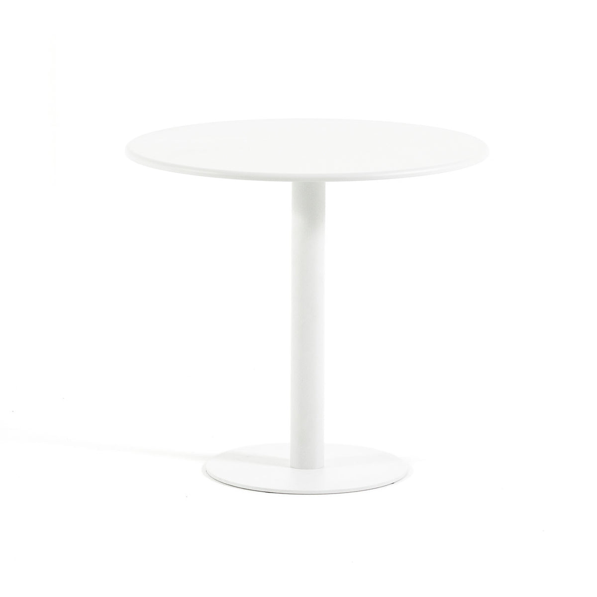 Tavolo lapo rotondo, colore bianco, dimensione ø 79.5 cm