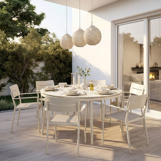 ROBERTO + 6 NORA DINING SET
