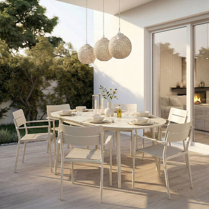 ROBERTO + 6 NORA DINING SET