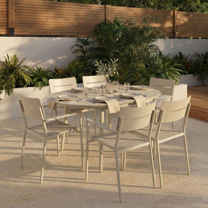 ROBERTO + 6 NORA DINING SET